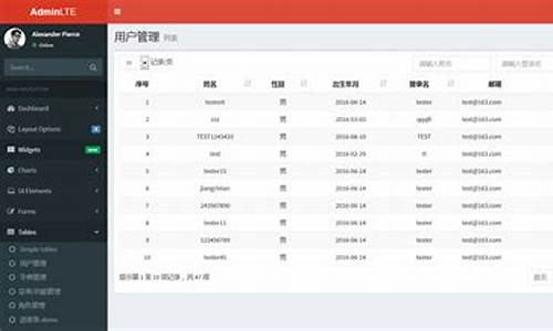 adminlte 源码下载